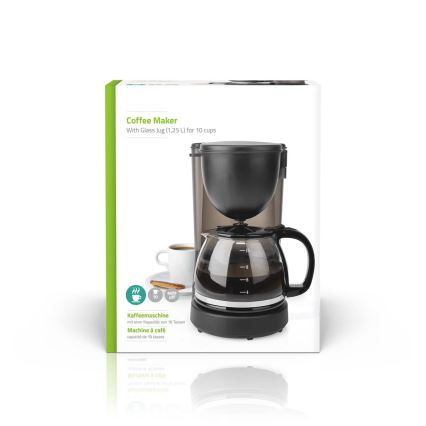 Kaffemaskine 1,25 l med temperaturbevaring-funktion
