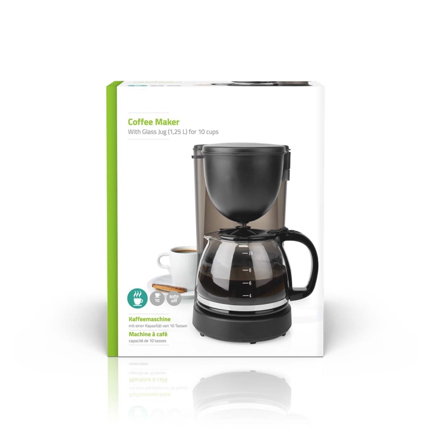 Kaffemaskine 1,25 l med temperaturbevaring-funktion