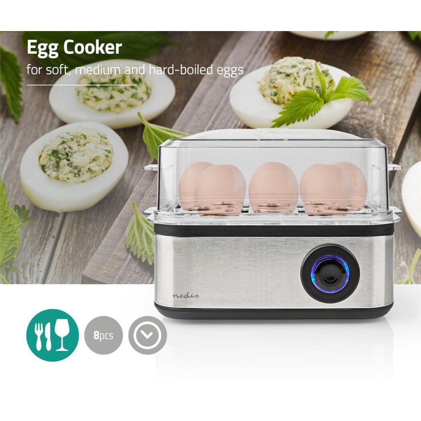 Æggekoger 500W/230V rustfrit stål