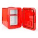 Bærbart minikøleskab 50W/230V rød