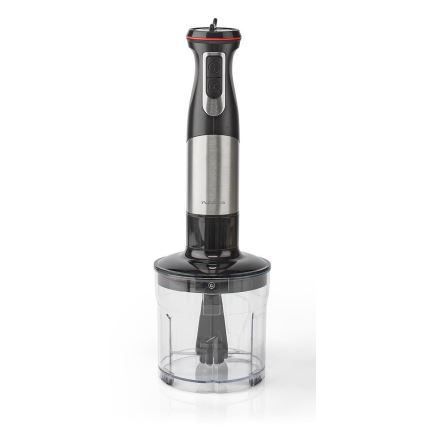 Nedis - Stavblender 4-i-1 800W/230V rustfrit stål