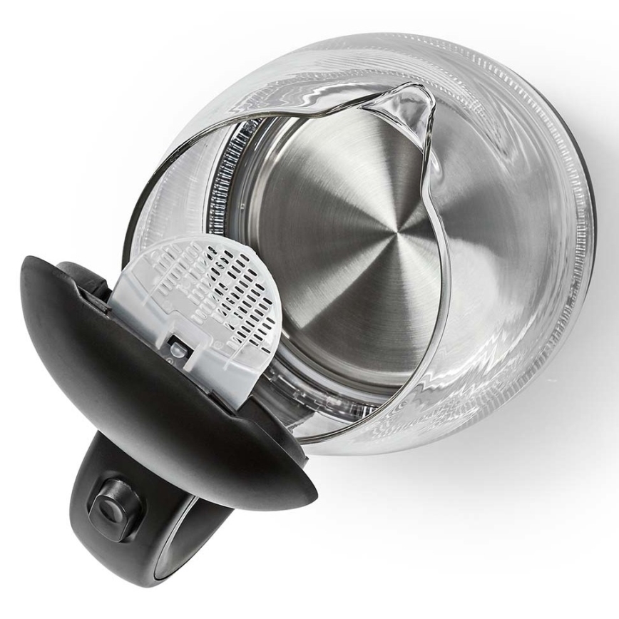 Elkedel med LED-lys 1,7 l 2200W/230V sort