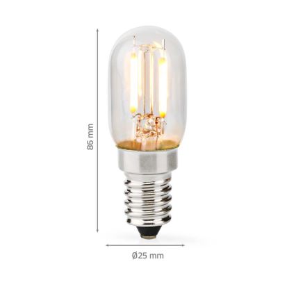 LED Lyspære til emhætte T25 E14/2W/230V 2700K