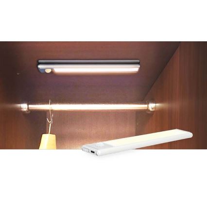 LED Genopladelig skabsbelysning med bevægelsessensor magnetisk LED/1W/1100 mAh 3000K