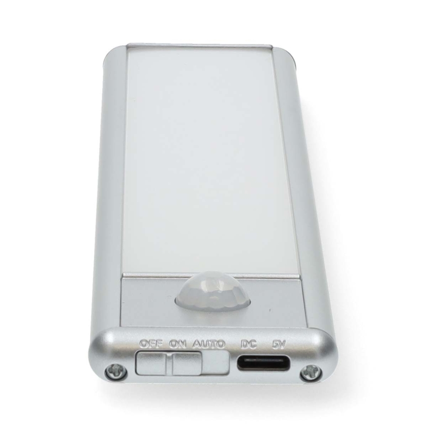 LED Genopladelig skabsbelysning med bevægelsessensor magnetisk LED/1W/1100 mAh 3000K