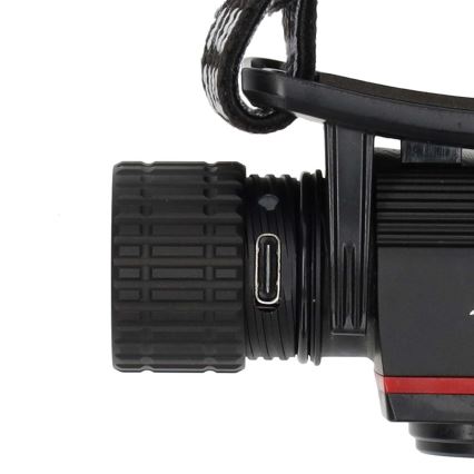 LED Dæmpbar genopladelig aluminiumpandelampe LED/10W/5V 2200 mAh IPX8 sort