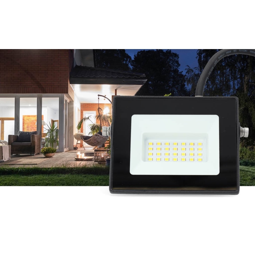 LED Projektør LED/20W/230V 4000K IP65