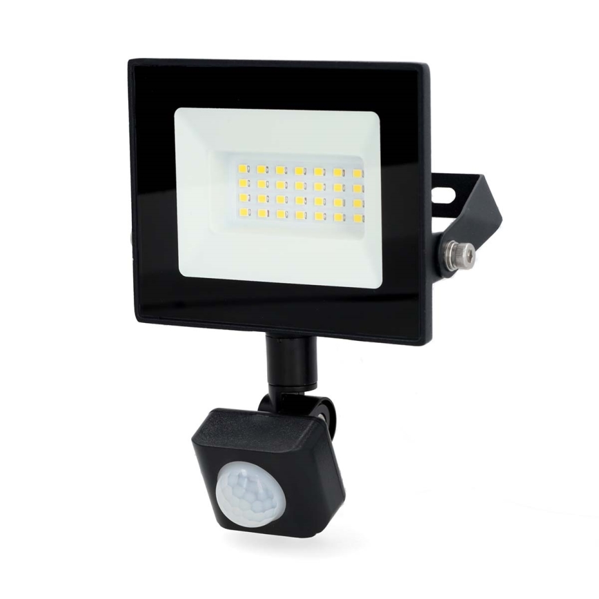 LED projektør med sensor LED/20W/230V 4000K IP44