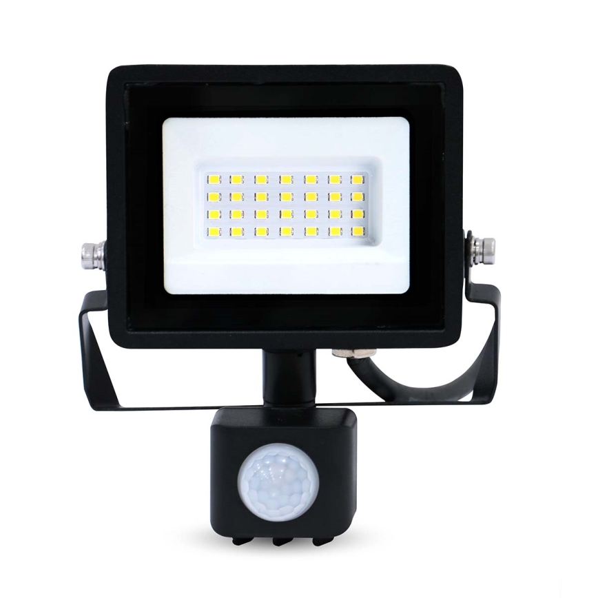 LED-reflektor med bevægelses- og skumringssensor til stikkontakt LED/20W/230V IP44