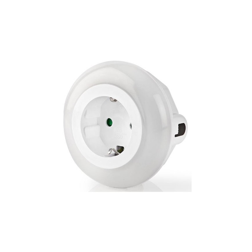 LED natlampe med sensor LED/0,6W/230V