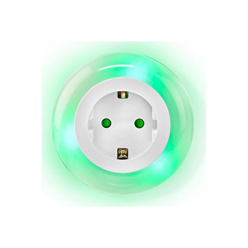 LED natlampe med sensor LED/0,6W/230V