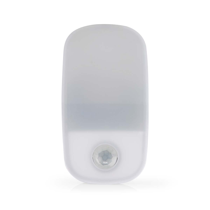 LED Vågelampe m. bevægelses- og skumringssensor LED/0,55W/230V hvid