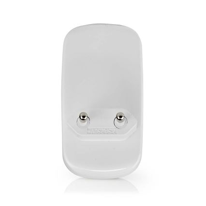 LED Vågelampe m. bevægelses- og skumringssensor LED/0,55W/230V hvid
