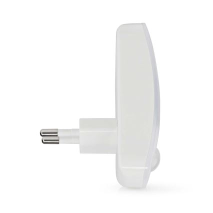LED Vågelampe m. bevægelses- og skumringssensor LED/0,55W/230V hvid