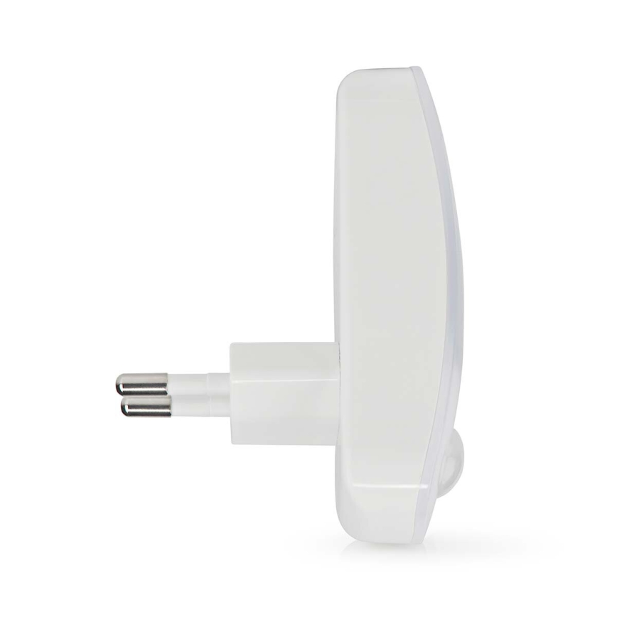 LED Vågelampe m. bevægelses- og skumringssensor LED/0,55W/230V hvid
