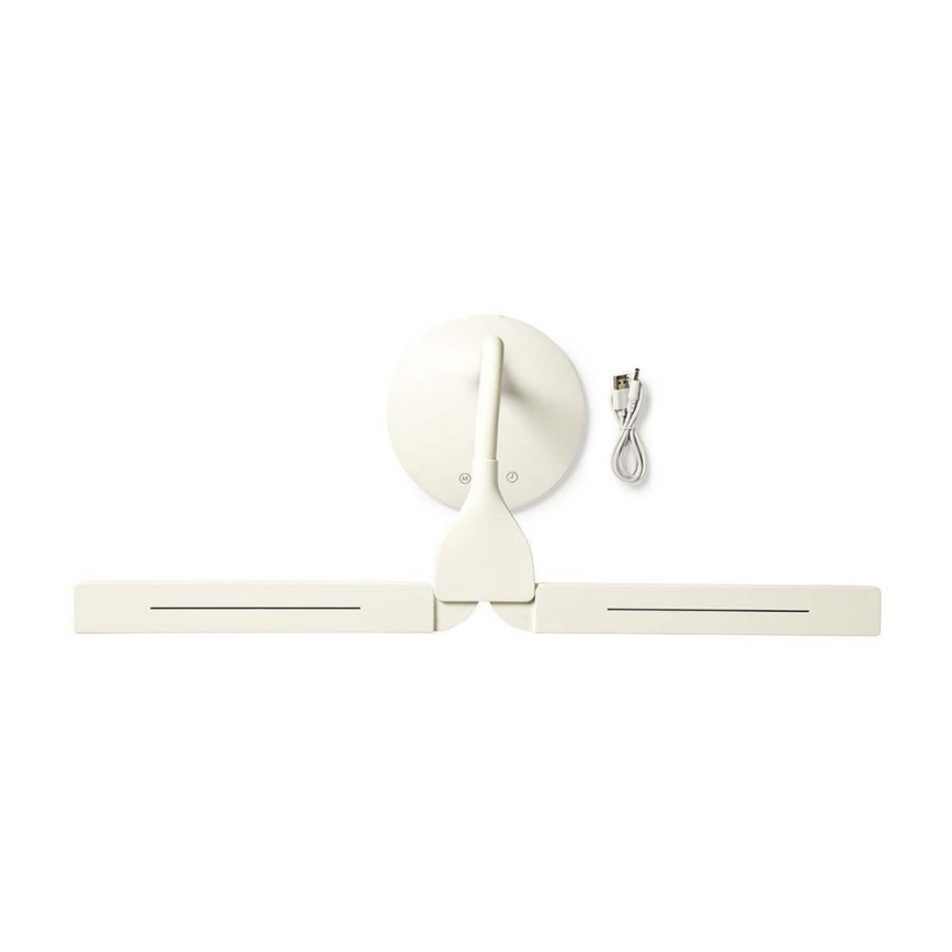 LED bordlampe dæmpbar LED/6W/5V 2200 mAh hvid