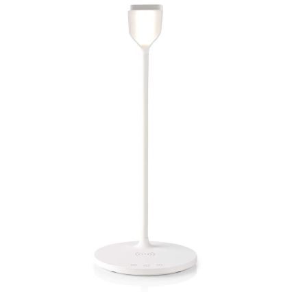 LED Dæmpbar touch-funktion flexible bordlampe med 15W trådløs opladning Qi LED/5,5W/230V 2700-6500K hvid