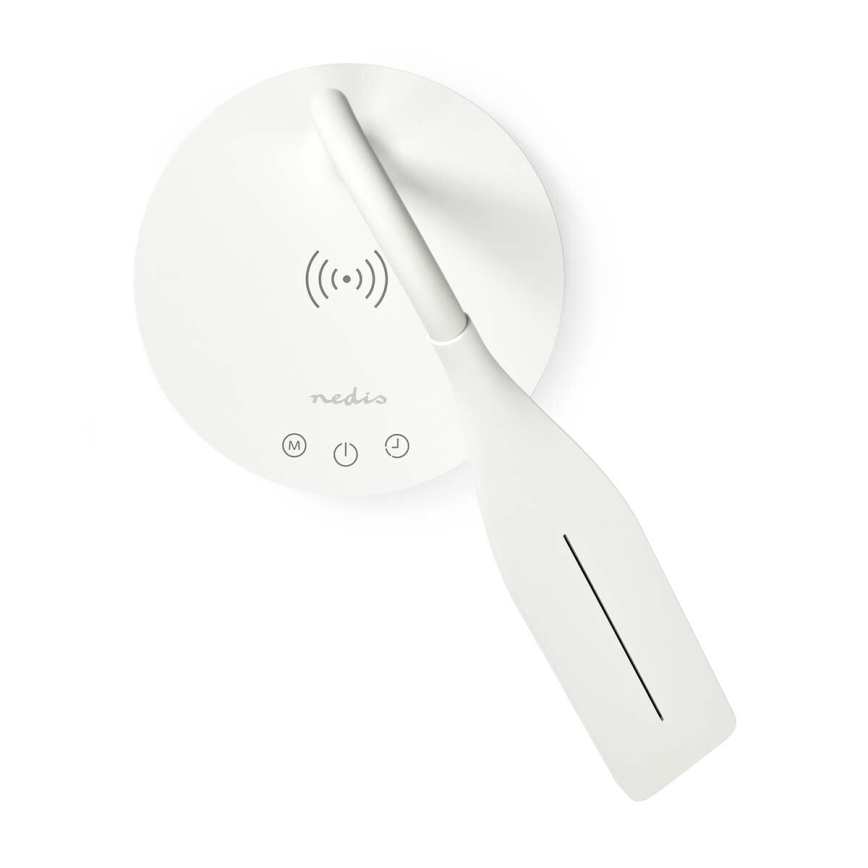 LED Dæmpbar touch-funktion flexible bordlampe med 15W trådløs opladning Qi LED/5,5W/230V 2700-6500K hvid