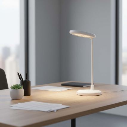 LED dæmpbar genopladelig berøringsbetjent lampe med spejl LED/6W/1200 mAh 3000/4000/5700K CRI 90 hvid