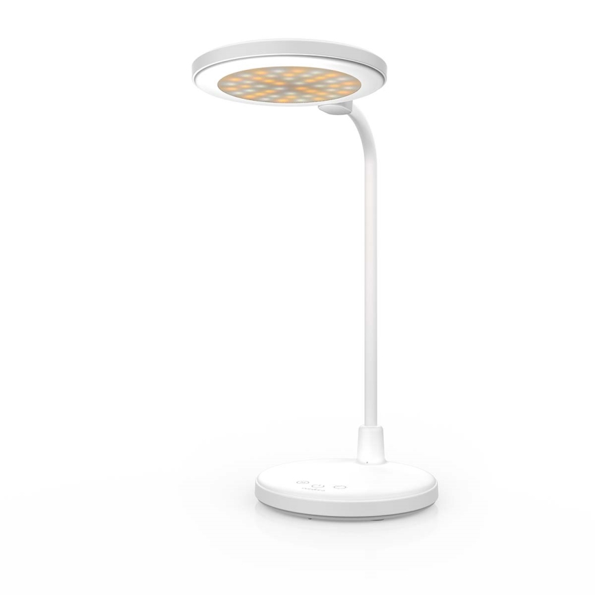 LED dæmpbar genopladelig berøringsbetjent lampe med spejl LED/6W/1200 mAh 3000/4000/5700K CRI 90 hvid