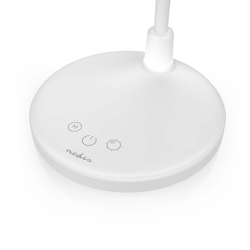 LED dæmpbar genopladelig berøringsbetjent lampe med spejl LED/6W/1200 mAh 3000/4000/5700K CRI 90 hvid