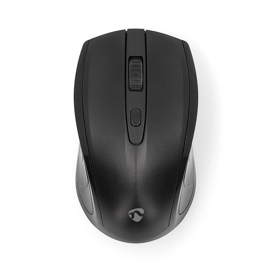Trådløs mus 800/1200/1600 DPI 2xAAA sort