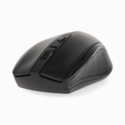Trådløs mus 800/1200/1600 DPI 2xAAA sort
