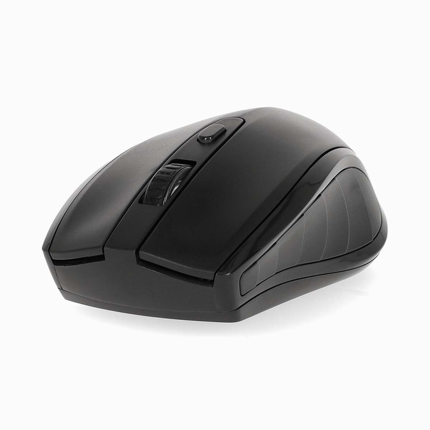 Trådløs mus 800/1200/1600 DPI 2xAAA sort