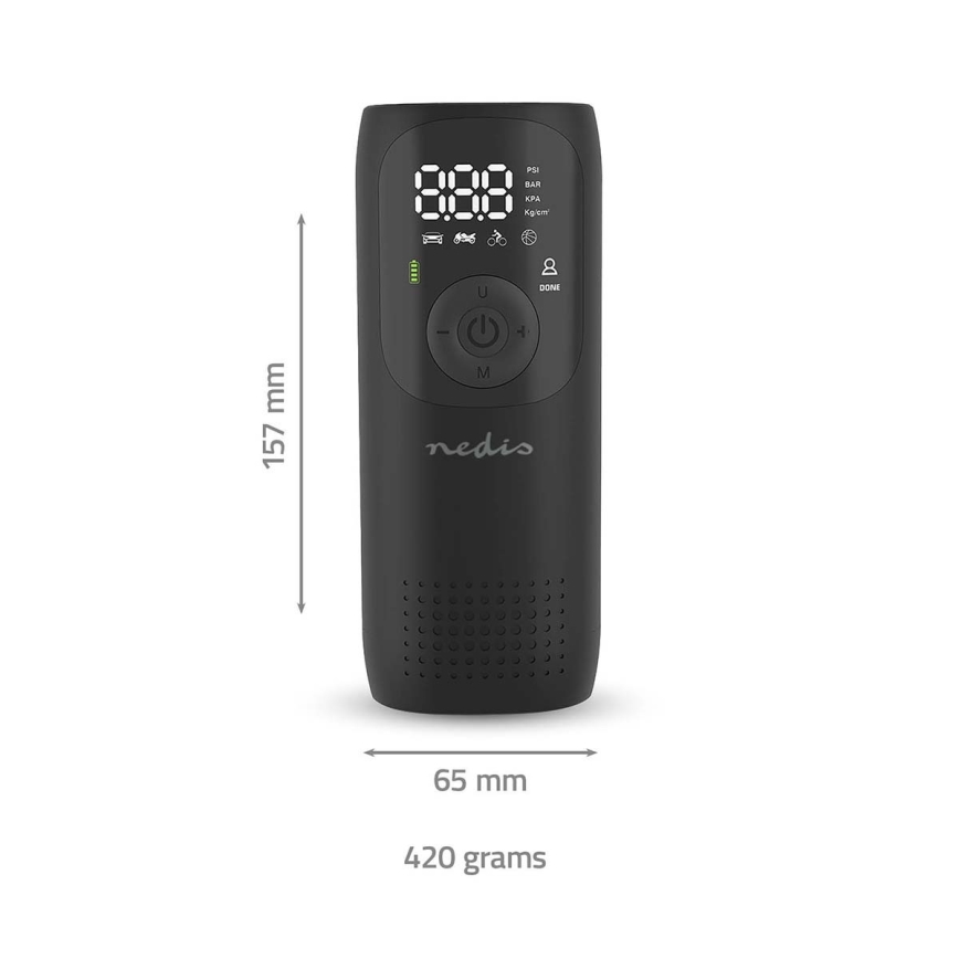 Digital lommekompressor 4000 mAh 5V
