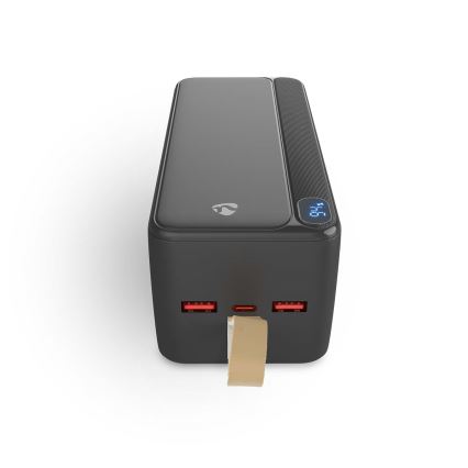 Powerbank med LED-display Power Delivery 30.000 mAh