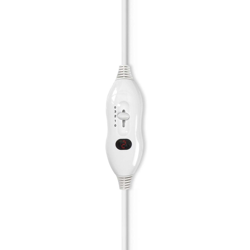 Elektrisk varmetæppe til 2 personer 120W/230V 160x140 cm