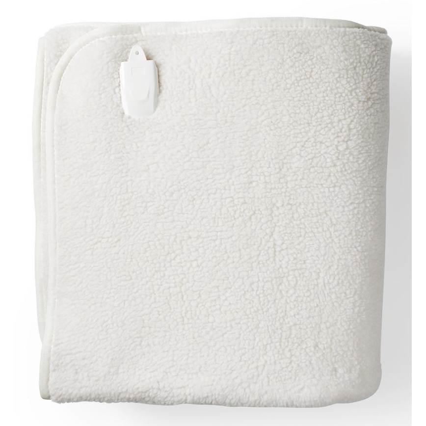 Elektrisk varmeplaid til to personer 120W/230V 160x140 cm uld