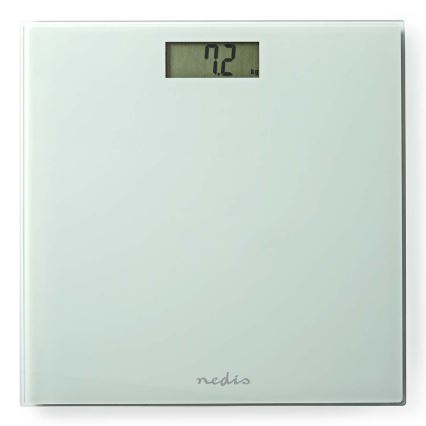 Digital personvægt 1xCR2032 hvid