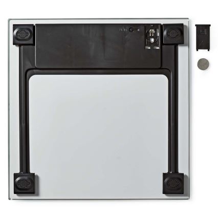 Digital personvægt 1xCR2032 hvid