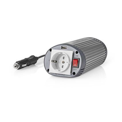 Spændingsomformer 150W/24/230V + USB