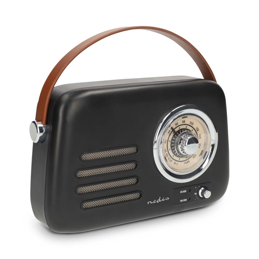 FM retro radio 3W/5V 1500 mAh