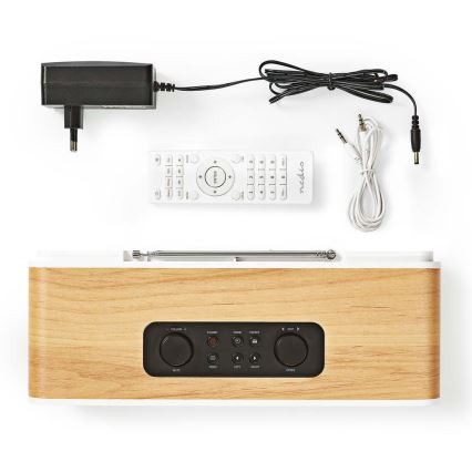 Internetradio multifunktionel 34W/230V DAB+ FM Wi-Fi Bluetooth USB + fjernbetjening