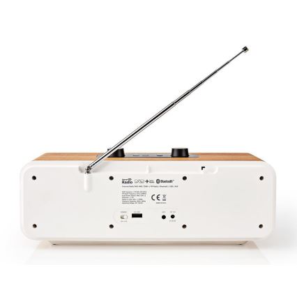 Internetradio multifunktionel 34W/230V DAB+ FM Wi-Fi Bluetooth USB + fjernbetjening