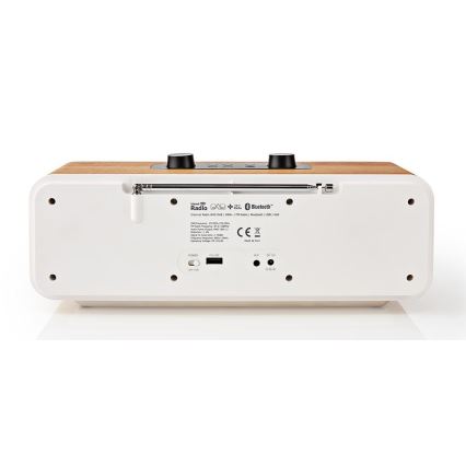 Internetradio multifunktionel 34W/230V DAB+ FM Wi-Fi Bluetooth USB + fjernbetjening