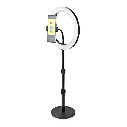 LED lampe med stander og holder til vlogging dæmpbar LED/6W/USB 2700-6700K