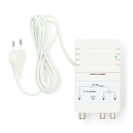 2-bånds antenneforstærker 230 V