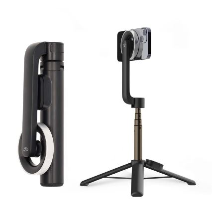 Magnetisk selfiestang foldbar 02.01.2001 med et stativ + fjernbetjening