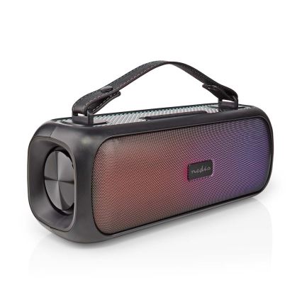 LED højtaler m. RGB-farver genopladelig 45W/3000 mAh IPX5