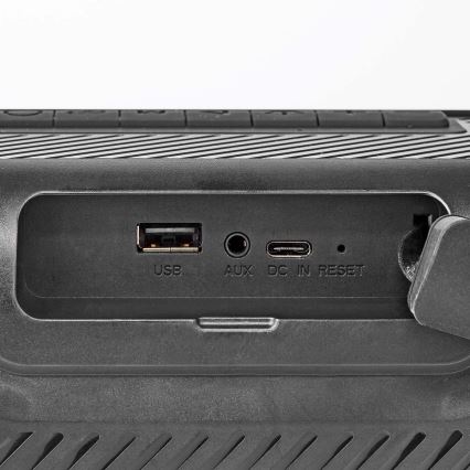 LED højtaler m. RGB-farver genopladelig 45W/3000 mAh IPX5