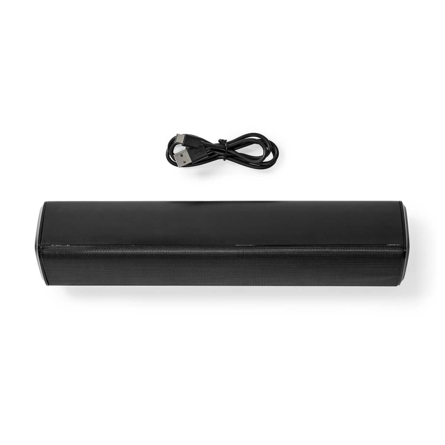 LED højtaler m. RGB-farver genopladelig 18W/1200 mAh
