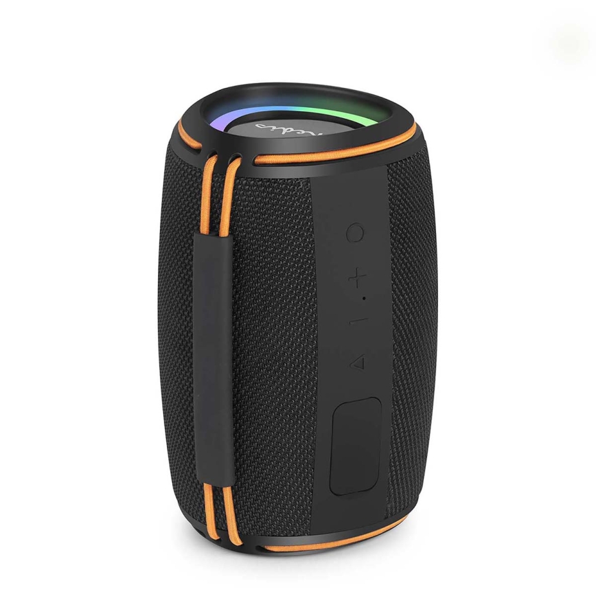 LED-genopladelig højttaler 40W/1200 mAh IPX4 sort