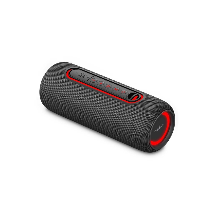 LED højtaler m. RGB-farver genopladelig 30W/2000 mAh IPX5