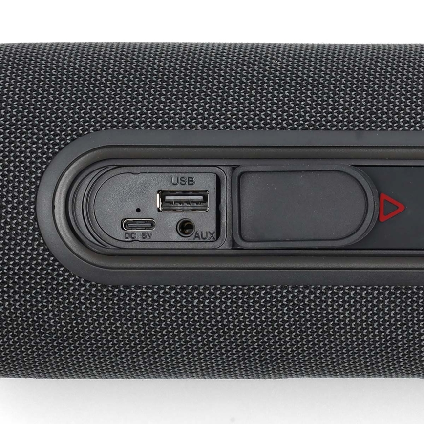 LED højtaler m. RGB-farver genopladelig 30W/2000 mAh IPX5