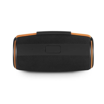 LED genopladelig højttaler 60W/2000 mAh IPX4 sort