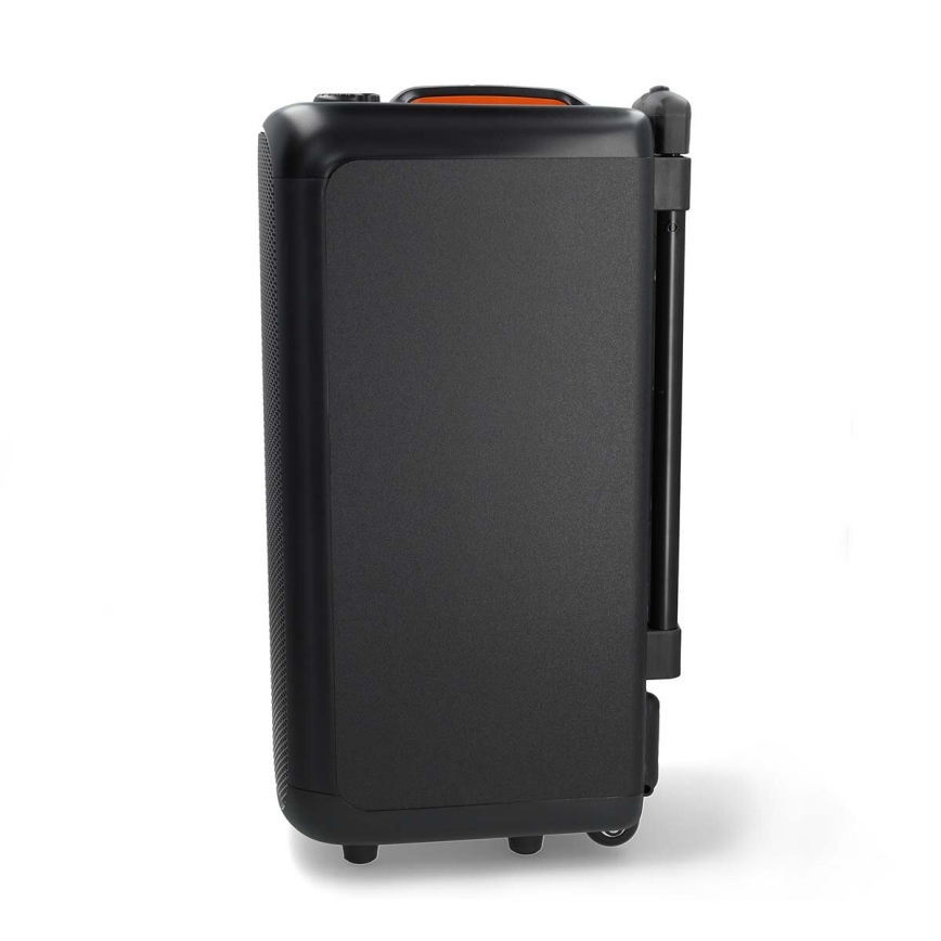 LED højtaler m. RGB-farver genopladelig 240W/4000 mAh + fjernbetjening